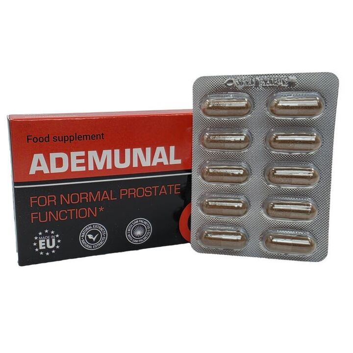 Ademunal iepakojums un kapsulas